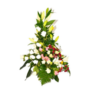 TARRINA DE FLORES VARIADAS