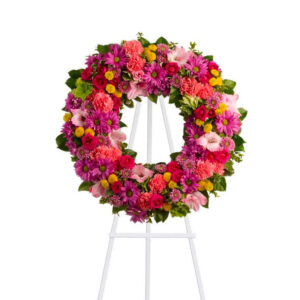 CORONA FLOR VARIADA COLOR MULTICOLOR